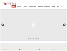 Tablet Screenshot of desired-effect.com